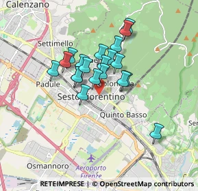 Mappa Via Armando Diaz, 50019 Sesto Fiorentino FI, Italia (1.3245)