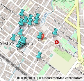 Mappa Via Armando Diaz, 50019 Sesto Fiorentino FI, Italia (0.257)