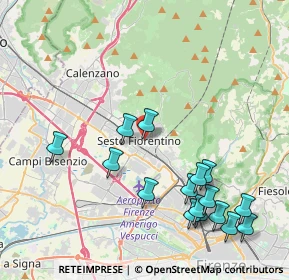 Mappa Via Armando Diaz, 50019 Sesto Fiorentino FI, Italia (4.785)