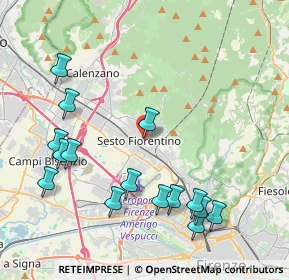 Mappa Via Armando Diaz, 50019 Sesto Fiorentino FI, Italia (4.78733)