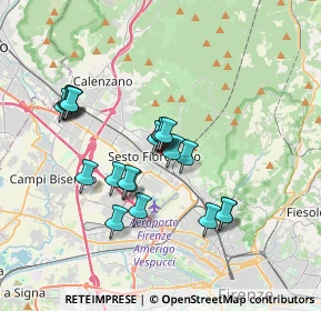 Mappa Via Armando Diaz, 50019 Sesto Fiorentino FI, Italia (3.2495)