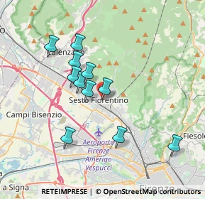 Mappa Via Armando Diaz, 50019 Sesto Fiorentino FI, Italia (3.29182)