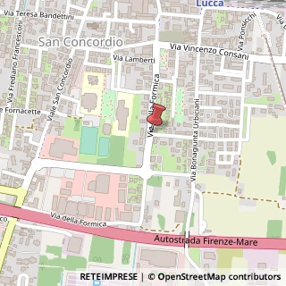Mappa Via Stefano Tofanelli,  20, 55100 Lucca, Lucca (Toscana)