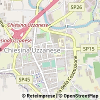 Map Chiesina Uzzanese