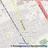 Kaart Viareggio