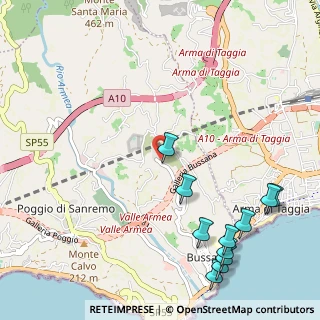 Mappa Strada Bussana Vecchia, 18038 Sanremo IM, Italia (1.43636)