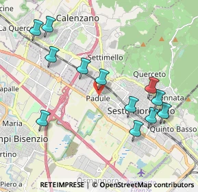 Mappa Piazza dei Macchiaioli, 50019 Sesto Fiorentino FI, Italia (2.18)