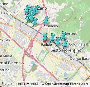 Mappa Piazza San Bartolomeo, 50019 Sesto Fiorentino FI, Italia (1.89714)