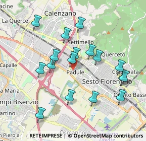 Mappa Piazza San Bartolomeo, 50019 Sesto Fiorentino FI, Italia (1.92235)