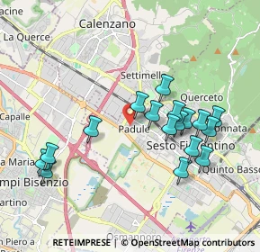 Mappa Piazza San Bartolomeo, 50019 Sesto Fiorentino FI, Italia (1.89706)