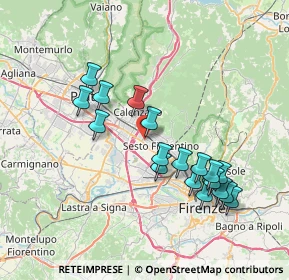 Mappa Piazza San Bartolomeo, 50019 Sesto Fiorentino FI, Italia (7.41167)