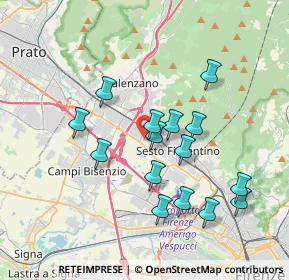 Mappa Piazza San Bartolomeo, 50019 Sesto Fiorentino FI, Italia (3.51667)