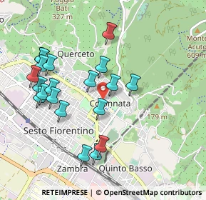 Mappa Via G. Cerreti, 50019 Sesto Fiorentino FI, Italia (1.0145)