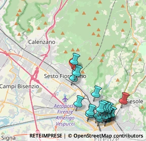 Mappa Via G. Cerreti, 50019 Sesto Fiorentino FI, Italia (5.376)