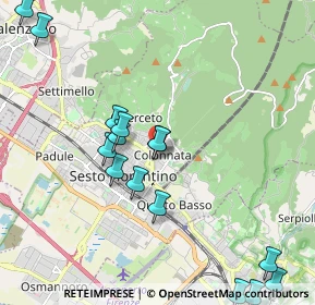Mappa Via G. Cerreti, 50019 Sesto Fiorentino FI, Italia (2.462)