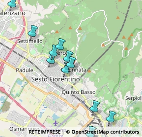Mappa Via G. Cerreti, 50019 Sesto Fiorentino FI, Italia (2.56786)