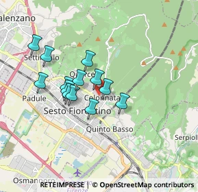 Mappa Via G. Cerreti, 50019 Sesto Fiorentino FI, Italia (1.41769)