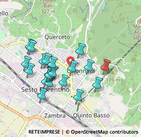 Mappa Via Leonardo Fibonacci, 50019 Sesto Fiorentino FI, Italia (0.8655)