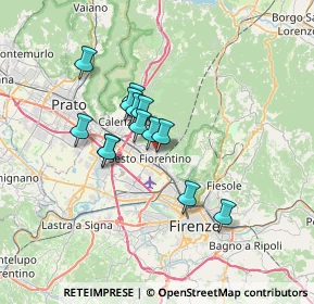 Mappa Via Leonardo Fibonacci, 50019 Sesto Fiorentino FI, Italia (5.15615)