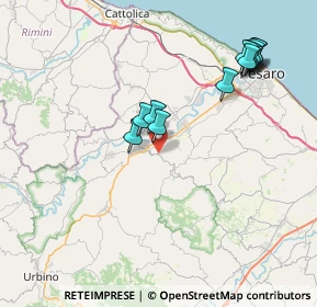 Mappa Via Serra, 61020 Vallefoglia PU, Italia (8.27)