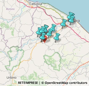 Mappa Via Serra, 61020 Vallefoglia PU, Italia (5.11385)