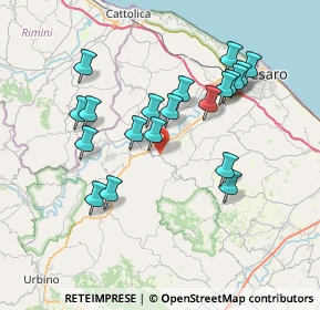 Mappa Via Serra, 61020 Vallefoglia PU, Italia (7.108)