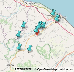 Mappa Via Serra, 61020 Vallefoglia PU, Italia (6.71909)