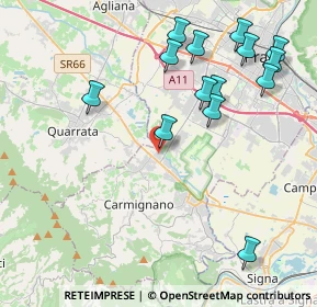 Mappa Via N. Copernico, 59011 Seano PO, Italia (4.74071)