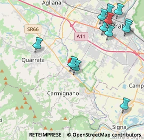 Mappa Via N. Copernico, 59011 Seano PO, Italia (5.2125)