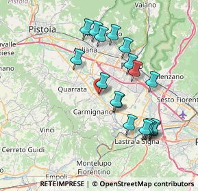Mappa Via N. Copernico, 59011 Seano PO, Italia (7.45167)