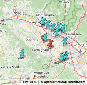 Mappa Via N. Copernico, 59011 Seano PO, Italia (6.14067)