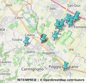 Mappa Via N. Copernico, 59011 Seano PO, Italia (2.09077)