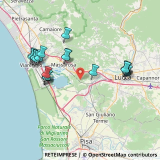 Mappa Via Servente, 55100 Balbano LU, Italia (8.7985)