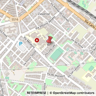 Mappa Via M. Pizzagalli, 12, 61032 Fano, Pesaro e Urbino (Marche)