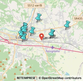 Mappa Via del Marginone, 55012 Capannori LU, Italia (3.44545)