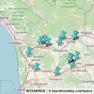 Mappa Via del Marginone, 55012 Capannori LU, Italia (15.35)