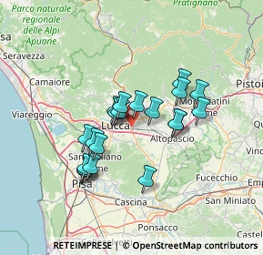 Mappa Pieve San Paolo, 55012 Capannori LU, Italia (11.3645)