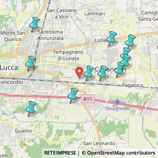 Mappa Via del Marginone, 55012 Capannori LU, Italia (2.35636)