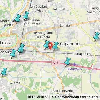 Mappa Pieve San Paolo, 55012 Capannori LU, Italia (2.90909)