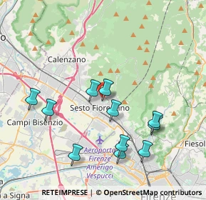 Mappa Sesto Fiorentino, 50019 Sesto Fiorentino FI, Italia (3.99273)