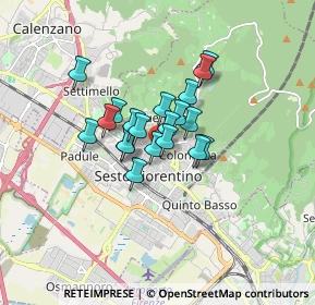 Mappa Sesto Fiorentino, 50019 Sesto Fiorentino FI, Italia (1.09)