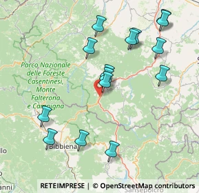 Mappa Via Campo Sportivo, 47021 Bagno di Romagna FC, Italia (17.15733)