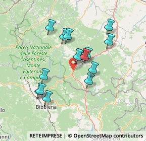 Mappa Via Campo Sportivo, 47021 Bagno di Romagna FC, Italia (12.756)