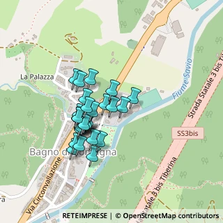 Mappa Via Campo Sportivo, 47021 Bagno di Romagna FC, Italia (0.17857)