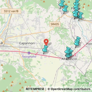 Mappa Via F. Carrara, 55016 Porcari LU, Italia (6.41643)