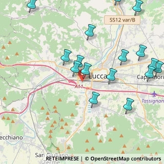 Mappa Via san donato, 55100 Lucca LU, Italia (5.39059)