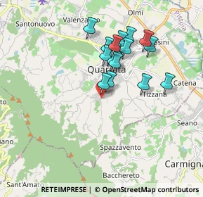 Mappa Via Covona, 51039 Quarrata PT, Italia (1.55765)