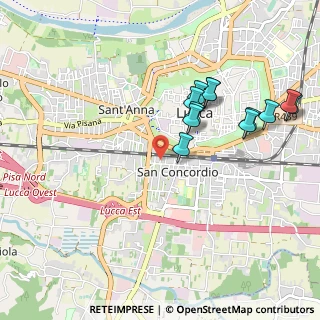 Mappa Traversa V Via Bandettini, 55100 Lucca LU, Italia (1.01083)
