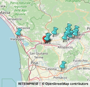 Mappa Traversa V Via Bandettini, 55100 Lucca LU, Italia (13.075)