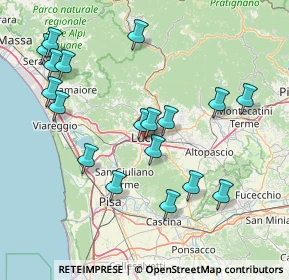Mappa Traversa V Via Bandettini, 55100 Lucca LU, Italia (16.92722)